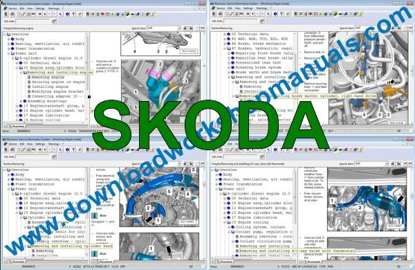 Elsawin Skoda workshop service repair manual